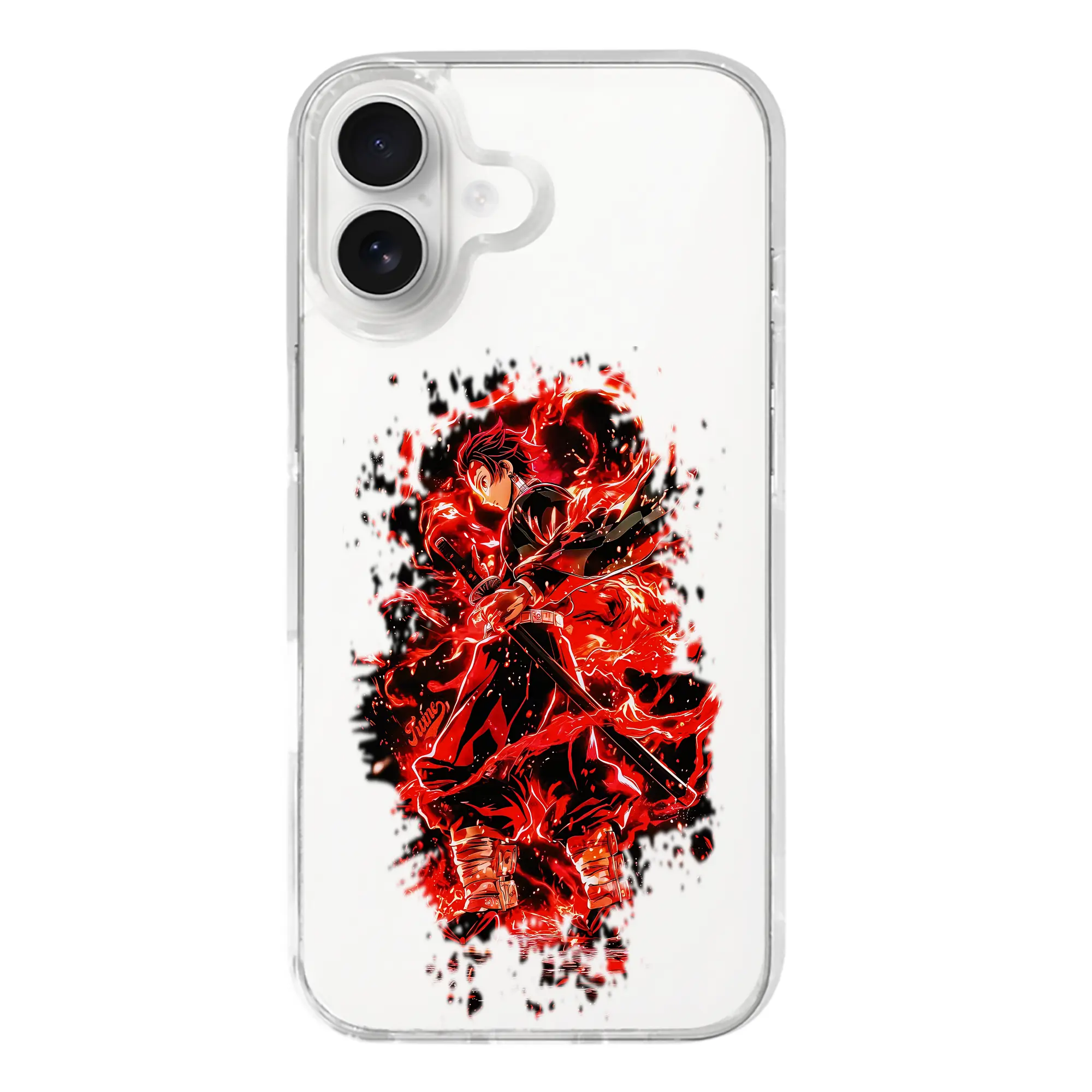 鬼滅の刃 グッズ,竈門 炭治郎 - iPhone 17シリーズ 透明スマホケース – 薄型・耐衝撃・精密フィット保護カバー